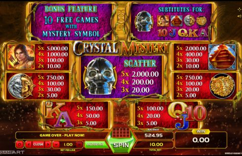 Игровой автомат Crystal Mystery - потрясающие призы и выигрыши в клуб Вулкан 24