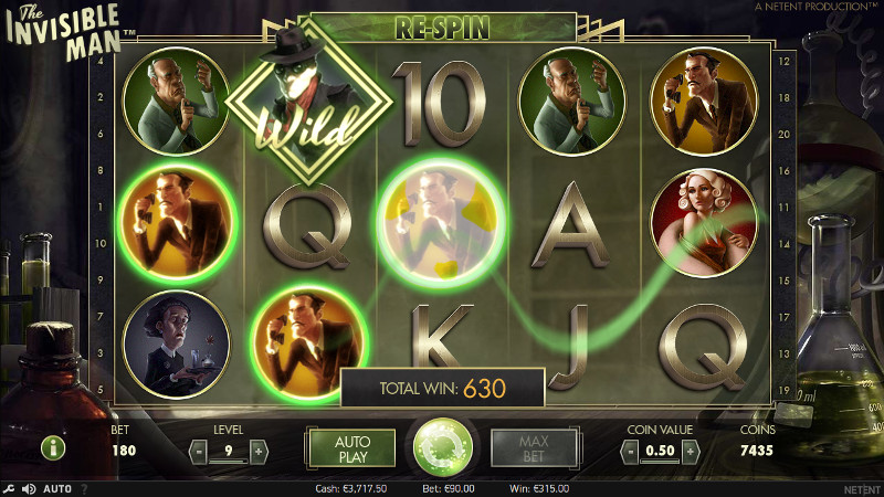 Игровой автомат The Invisible Man - в казино Вулкан Гранд выиграй по крупному