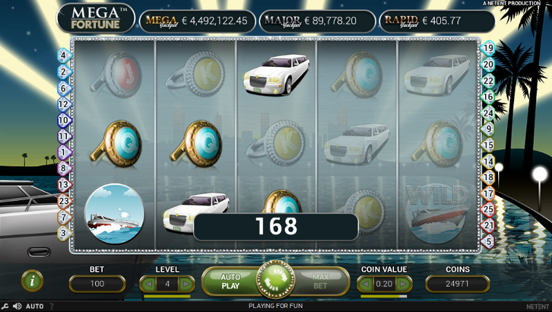Игровой автомат Mega Fortune - роскошные призы и бонусы в казино Вулкан