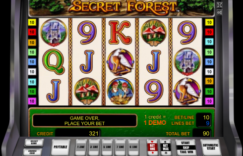 Игровой автомат Secret Forest - завоюй сокровища загадочного леса в казино Вулкан