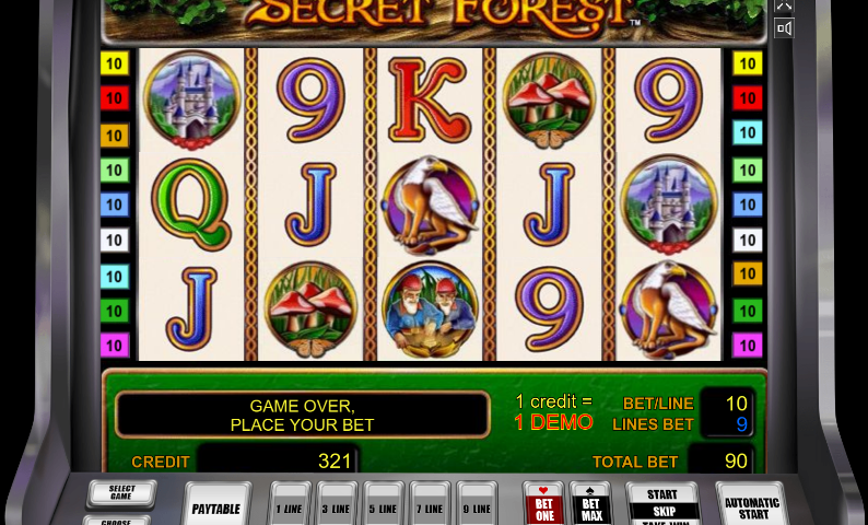 Игровой автомат Secret Forest – завоюй сокровища загадочного леса в казино Вулкан