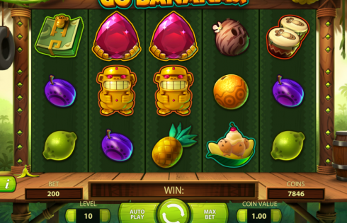 Игровой автомат Go Bananas - золотые бананы для игроков казино Вулкан
