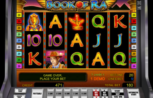 Игровой автомат Book of Ra - на поиски египетских сокровищ в казино Вулкан