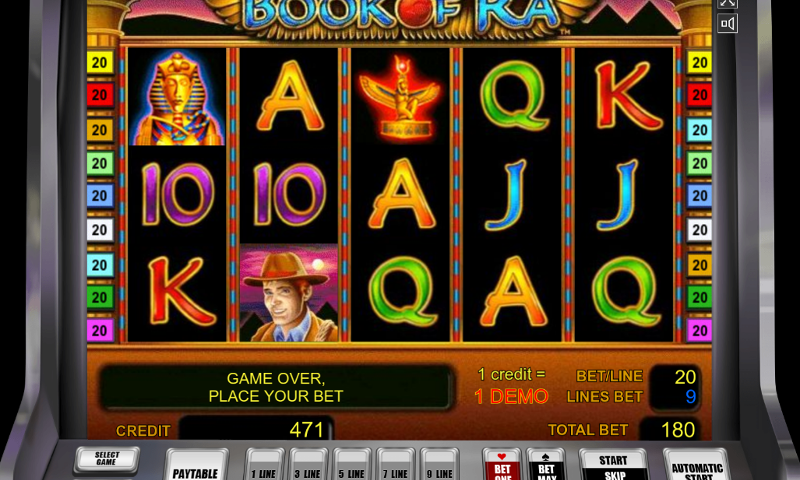 Игровой автомат Book of Ra – на поиски египетских сокровищ в казино Вулкан