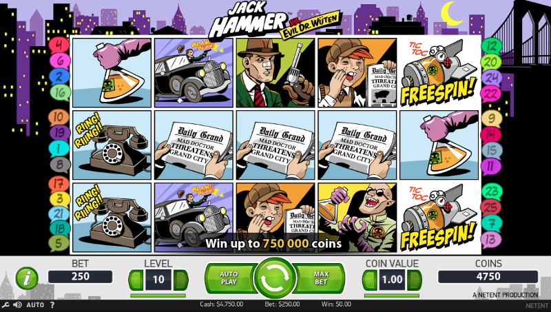 Игровой автомат Jack Hammer – немалые выигрыши в казино Вулкан 24