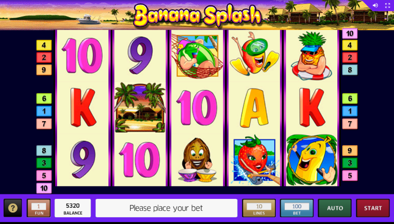 Игровой автомат Banana Splash – слот с весельем и выгодой в казино Х