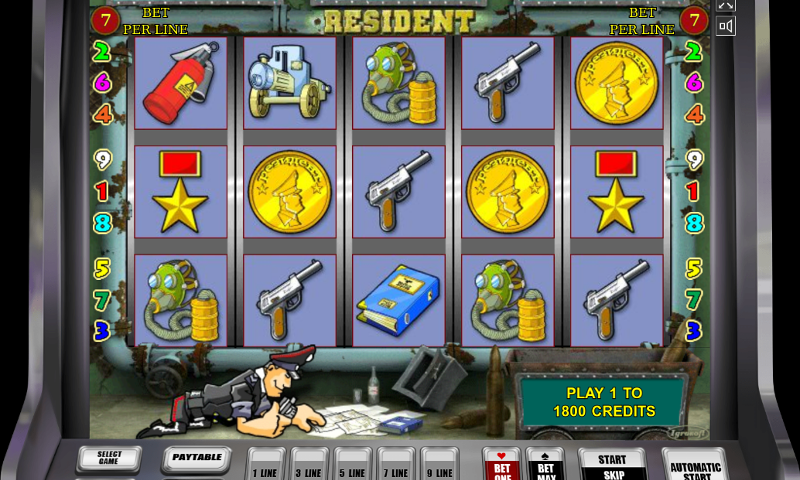 Игровой автомат Resident только на Вулкан Старс – официальный сайт