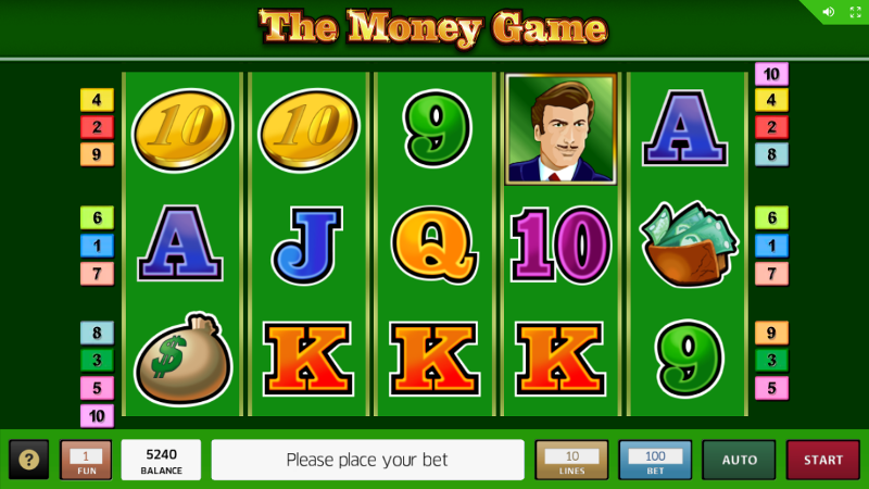 Игровой автомат The Money Game – слот который дарит деньги в казино Вулкан Россия