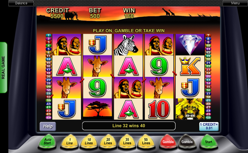 Игровой автомат 50 Lions - просто суперские выигрыши в мобильное казино Вулкан