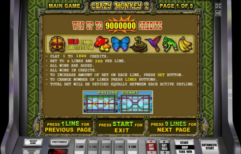 Игровой автомат Crazy Monkey 2 - выигрыши на каждый день в казино Вулкан Удачи
