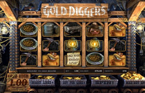 Игровой автомат Gold Diggers - золотые выигрыши для игроков Вулкан казино