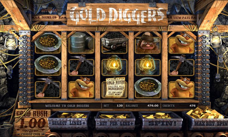 Игровой автомат Gold Diggers – золотые выигрыши для игроков Вулкан казино