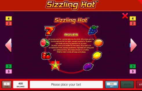 Игровой автомат Sizzling Hot - нужно только скачать Вулкан Делюкс и попытать удачу