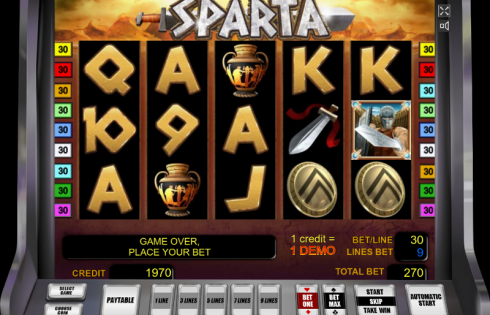 Игровой автомат Sparta - выигрывай на официальном сайте Вулкан Удачи казино