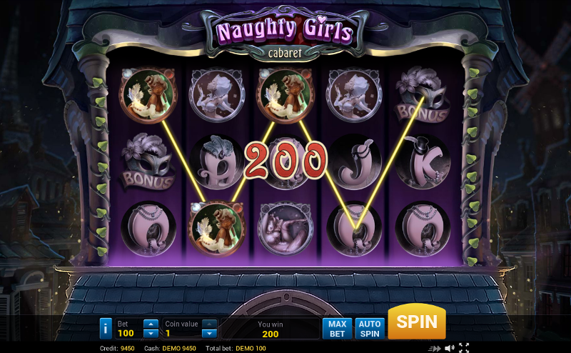 Играй выгодно в игровой автомат Naughty Girls Cabaret в онлайн казино Фараон