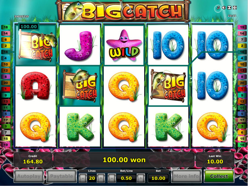 Игровой автомат Big Catch - шикарные бонусы на официальный сайт Azino777